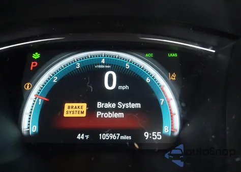 2016 Honda Civic Touring из США, поврежденный, VIN 19XFC1F92GE214437